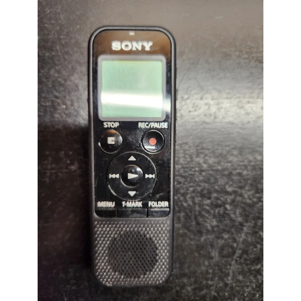 Sony ICD-PX470 Digital Voice IC Recorder Built-in USB MicroSD/M2 Slot Black